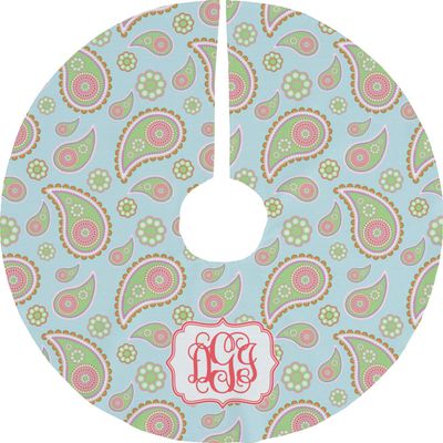 YouCustomizeIt Personalized Blue Paisley Tree Skirt