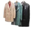 100 Pack Garment Bag Transparent Clothing Dust Cover Dustproof Hanging Clothes Suit Dress Jacket Cover for Dry Cleaner, Home Storage,Travel, Clothes Storage Closet,23.6 x 35.4 inches view 3
