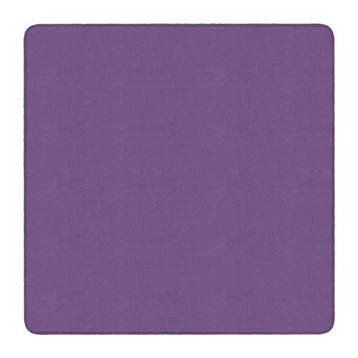 Flagship Carpet Amerisoft School Classroom Square Rug, Purple - 6' x 6'