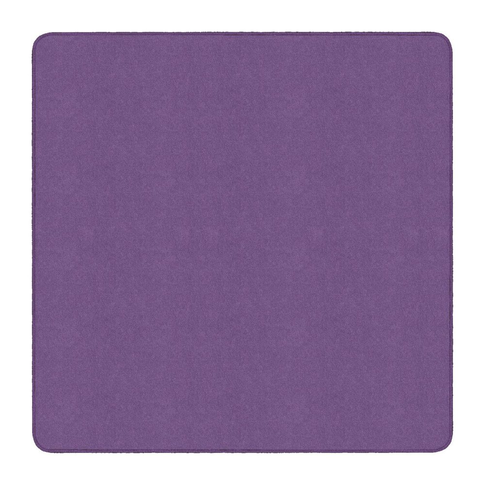 Flagship Carpet Amerisoft School Classroom Square Rug, Purple - 6' x 6'