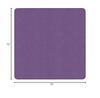 Flagship Carpet Amerisoft School Classroom Square Rug, Purple - 6' x 6' view 3