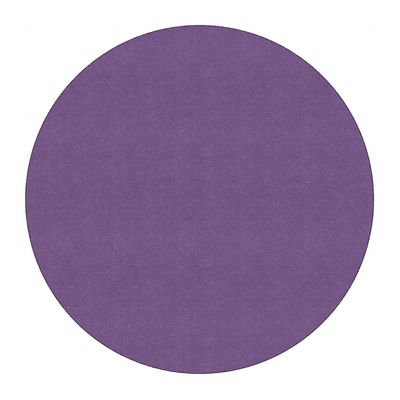 Flagship Carpet 6' Round Amerisoft School Classroom Rug - Purple