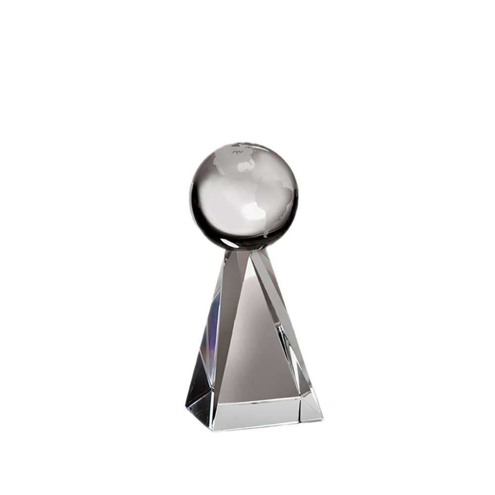 Orrefors Monument 9.9" Globe Crystal Dcor
