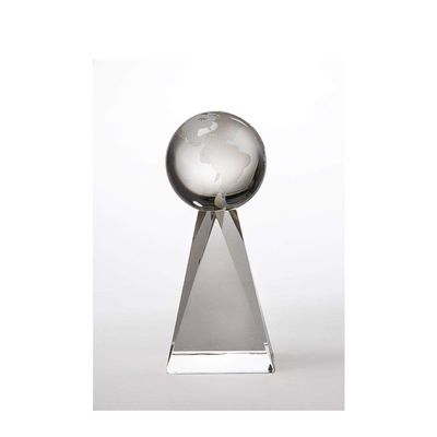 Orrefors Monument 7.9" Globe Crystal Dcor