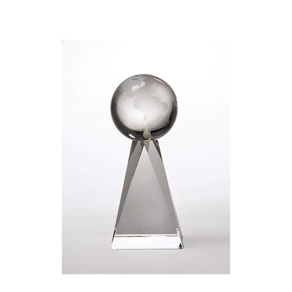 Orrefors Monument 7.9" Globe Crystal Dcor