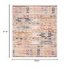 SAFAVIEH Charleston Collection Area Rug - 5'3" x 7'6", Ivory & Rust, Boho Distressed Design, Non-Shedding & Easy Care, Ideal for High Traffic Areas in Living Room, Bedroom (CHL421A) view 2
