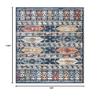 SAFAVIEH Area Rug 8x10 - Charleston Collection - Large - Navy & Ivory, Boho Distressed Design, Non-Shedding & Easy Cleaning, Ideal for Living Room, Bedroom, Office, Dining Space (CHL421N) view 2