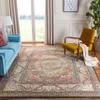 SAFAVIEH Area Rug 8x10 - Luxor Collection - Large - Ivory & Fuchsia, Non-Shedding & Easy Cleaning, Ideal for Living Room, Bedroom, Office, Dining Space (LUX322A) view 1