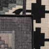 SAFAVIEH Washable Rug Outdoor Veranda Collection - 2'3" x 8' Runner, Black & Beige, Non-Shedding & Easy to Clean, Ideal for Patio, Backyard, Mudroom (VER096-0421) view 4