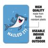 GRAPHICS & MORE Nailed It Hammerhead Shark Funny Humor Pun Home Business Office Sign view 2