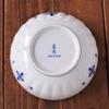 Minoru Pottery Obi Small Crest Chrysanthemum Shape 5.5 Square Pot, Blue, Diameter 6.6 x 2.4 inches (16.7 x 6.1 cm) view 4