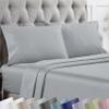 California Design Den Pillow Cases Standard Size Set of 2-1000 Thread Count Sateen, Soft & Thick 100% Cotton Standard/Queen Size Pillow Case Set, Durable - Light Grey view 1