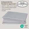 California Design Den Pillow Cases Standard Size Set of 2-1000 Thread Count Sateen, Soft & Thick 100% Cotton Standard/Queen Size Pillow Case Set, Durable - Light Grey view 2