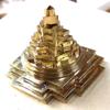 AWAKEN YOUR KUNDALINI Sri Yantra, Meru Yantra, Sri Chakra in Brass Size 2" Inch - Spiritual Powers, Vaastu Dosh, Prosperity - 3D view 3