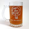 Clan MacDougall Scottish Crest 16oz Beer Stein Set of 4  Personalized Heraldic Engraving view 2