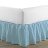 Amuze Bedding Egyptian Cotton 300 Thread Count 1 PC Tailored Single Ruffled/Dust Ruffle Bed Skirt (Sky Blue, Full, Drop Length 17 Inches) view 1