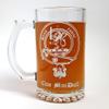 Clan MacDuff Scottish Crest Stein Set of 4, 16oz Engraved Highland Family Emblem  Personalized Clan Heritage Beer Glasses view 2