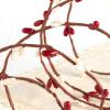 Artificial Burgundy & Cream Pip Berry Rope Garland - Pack of 4 Rustic Berries, Farmhouse Home Decor for Table Arrangements, Decorating for Holidays and More (72" Each, Total 288") view 3