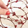 Artificial Burgundy & Cream Pip Berry Rope Garland - Pack of 4 Rustic Berries, Farmhouse Home Decor for Table Arrangements, Decorating for Holidays and More (72" Each, Total 288") view 4