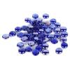 Houseables Glass Beads for Vases, Marbles for Vases, Glass Marbles, Filler, Blue Beads, Flat, Blue Gems, Crafts, Pebbles, Stones, Decorative Rocks, Plants, Florist, Floral, Fishbowl, 5 LBS, 400-500 PC view 1