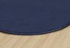 Flagship Carpet 6' Round Amerisoft School Classroom Rug - Navy view 4