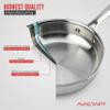 AVACRAFT 8 Inch Tri-Ply Stainless Steel Frying Pan with Lid, Side Spouts, Induction Pan, Versatile Stainless Steel Skillet, Fry Pan in our Pots and Pans (Tri-Ply Stainless Steel, 8 Inch) view 3