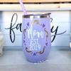 Mom Tumbler - a fun new mom gift for the mom out there. A fully custom wedding tumbler or wine tumbler. view 1