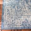 SAFAVIEH Washable Rug Outdoor Courtyard Collection - 2' x 3'7", Navy & Grey, Non-Shedding & Easy Cleaning, Ideal for Patio, Front Door, Entryway, Doormat (CY8671-368) view 3