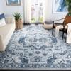 SAFAVIEH Area Rug 8x10 - Oregon Collection - Large - Navy & Ivory, Oriental Distressed Design, Non-Shedding & Easy Cleaning, Ideal for Living Room, Bedroom, Office, Dining Space (ORE883N) view 1