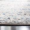 SAFAVIEH Madison Collection 4' Round Ivory / Aqua MAD611A Boho Chic Floral Medallion Trellis Distressed Non-Shedding Dining Room Entryway Foyer Living Room Bedroom Area Rug view 3