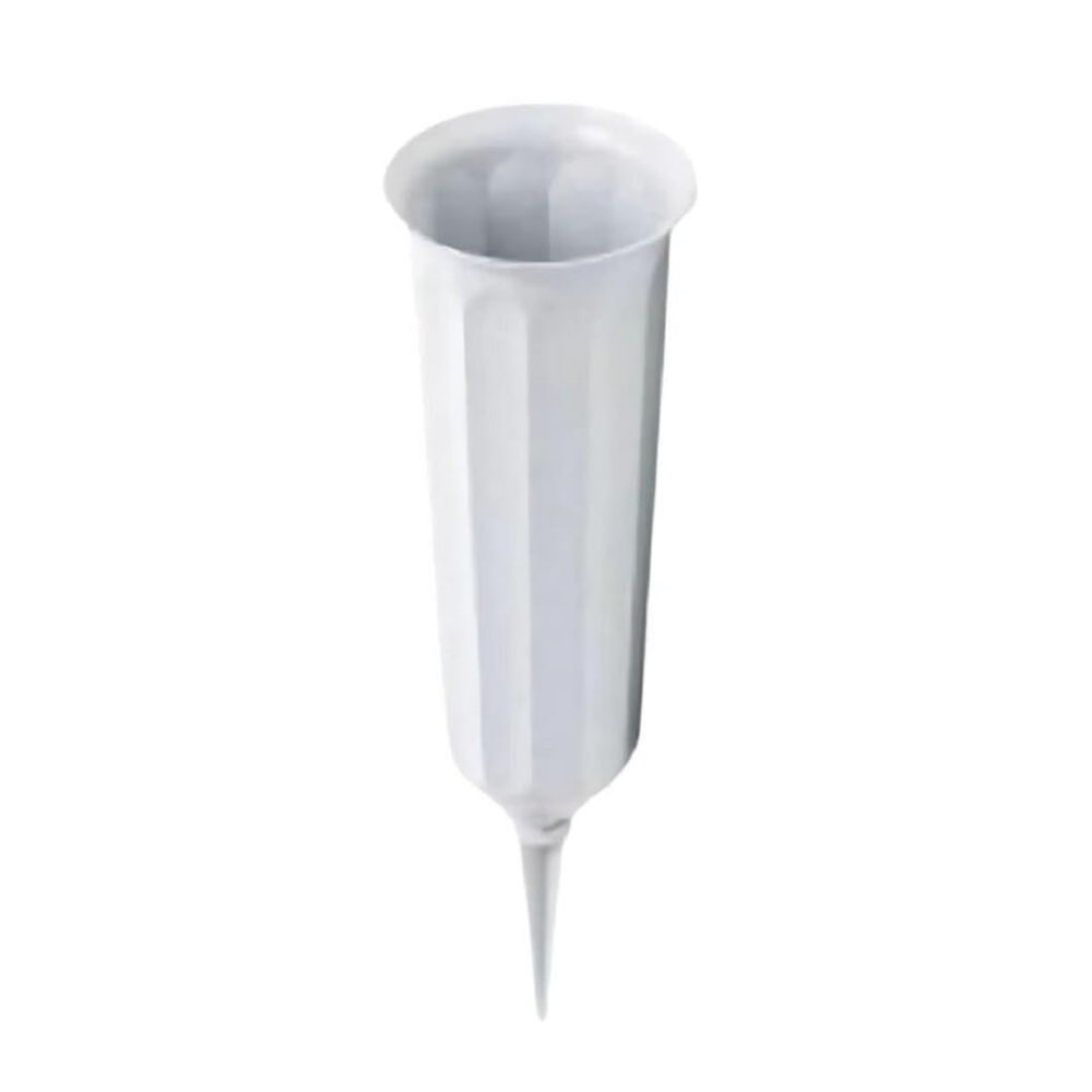 Factory Direct Craft Bulk Stone Fluted Cemetery Vases | Set of 36