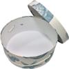 Sarah's Hat Boxes Classic Shells Hat Box  16.75" x 8.5" (Dia. x Ht.) Handmade in USA  Odorless Non-Toxic Adhesive, Cording Handle  Premium Storage for Hats & Accessories view 4