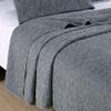 HNU 3 Piece All Seasons Queen Floral Stitched Steel Gray Quilt Set, Modern Classic Lightweight Durable Cotton Quilt Set, Contemporary Solid Color Elegant Nostalgic Design Smooth Super Soft Quilt Set view 2