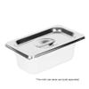 Thunder Group ninth size solid cover for steam pans, comes in each view 4