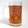 Clan MacBeth Scottish Clan Crest 16oz Beer Stein Set of 4  Personalized Heraldic Engraving view 2
