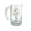 MacFarlane Family Scottish Clan Crest 16oz Beer Stein  Personalized Heraldic Engraving view 1
