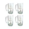 MacKay Scottish Family Clan Crest 16oz Stein Set of 4 - Personalized Heraldic Engraving view 1