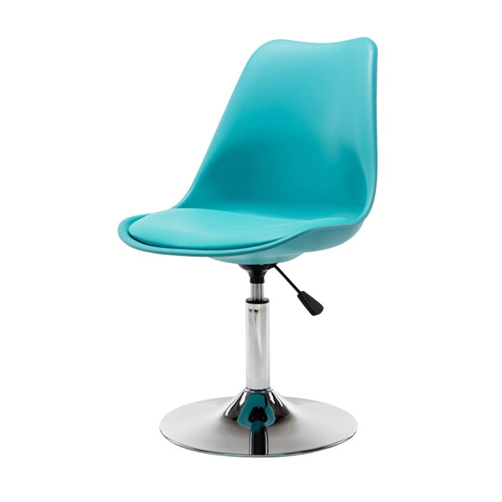 ZZHF Swivel Chair, Leisure Negotiation Backrest Chair - Bar Stool Office Swivel Chair with Disc Base and Adjustable Height, 7 Colors (Color : G)