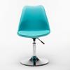 ZZHF Swivel Chair, Leisure Negotiation Backrest Chair - Bar Stool Office Swivel Chair with Disc Base and Adjustable Height, 7 Colors (Color : G) view 3
