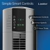 Lasko Tower Fan, Oscillating Performance, Remote Control, Nighttime Setting, Timer, 3 Speeds, High-Velocity Tower Fan, Room Fan for Bedroom or Office, 48" Gray, T48314 view 3