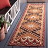 SAFAVIEH Washable Rug Outdoor Veranda Collection - 2'3' x 8' Runner, Rust & Red, Non-Shedding & Easy to Clean, Ideal for Patio, Backyard, Mudroom (VER096-0334) view 1