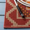 SAFAVIEH Washable Rug Outdoor Veranda Collection - 2'3' x 8' Runner, Rust & Red, Non-Shedding & Easy to Clean, Ideal for Patio, Backyard, Mudroom (VER096-0334) view 4