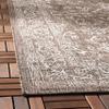 SAFAVIEH Washable Rug Outdoor Courtyard Collection - 6'7" Square, Aqua Blue & Grey, Non-Shedding & Easy Cleaning, Ideal for Patio, Backyard, Mudroom (CY8680-37121) view 4