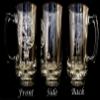 Logan Scottish Clan Crest 26oz Beer Stein Set of 4  Personalized Heraldic Engraving view 3