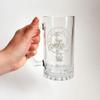 MacDonald Scottish Clan Crest Stein Set of 4, 16 oz  Personalized Heraldic Engraving view 4