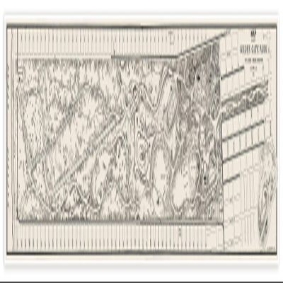 Antiguos Maps Britton and Rey's Golden Gate Park circa 1903 | Art Print Poster Vintage Wall Decor | 12 x 60 inches (305 x 1524 mm)