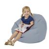 Factory Direct Partners 10477-GY SoftScape Classic 26" Junior Bean Bag Chair, Furniture for Kids, Libraries or Home - Gray view 1