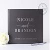 Personalized Wedding Guest Book or Photo Album, Custom with Names Date Gift for Bride and Groom - Hardcover (12x12 inches) view 1