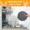 Beasea Mini Tart Pans for Baking, 2pcs 8 Inch Tart Pan with Removable Bottom Small Non Stick Carbon Steel Quiche Pie Pans for Oven Baking view 4
