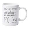 Happy Mother's Day Gift For Mom State To State Tennessee Virginia Cup I LOve You To The Moon And Back Mom Gifts From Daughter Son Mom Poems Coffee Mug Tea Cup 11 oz view 1